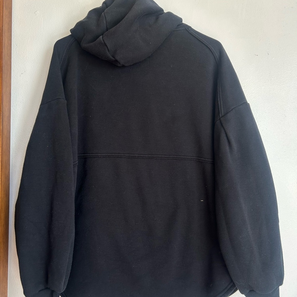 Black Hoodie With Drawstrings - image 6